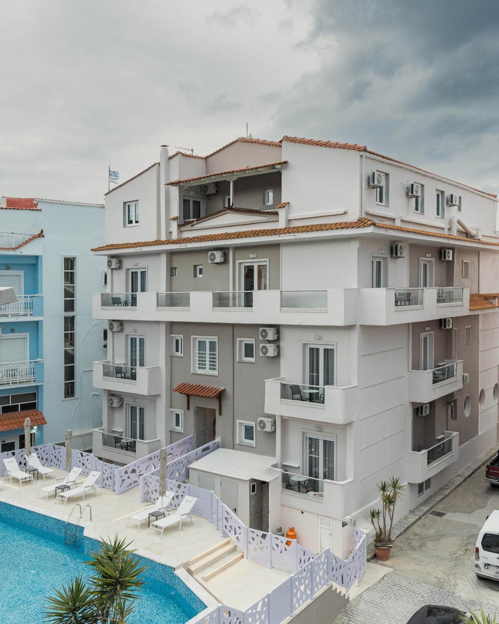 Anna Beach Suites Limenaria  Bagian luar foto