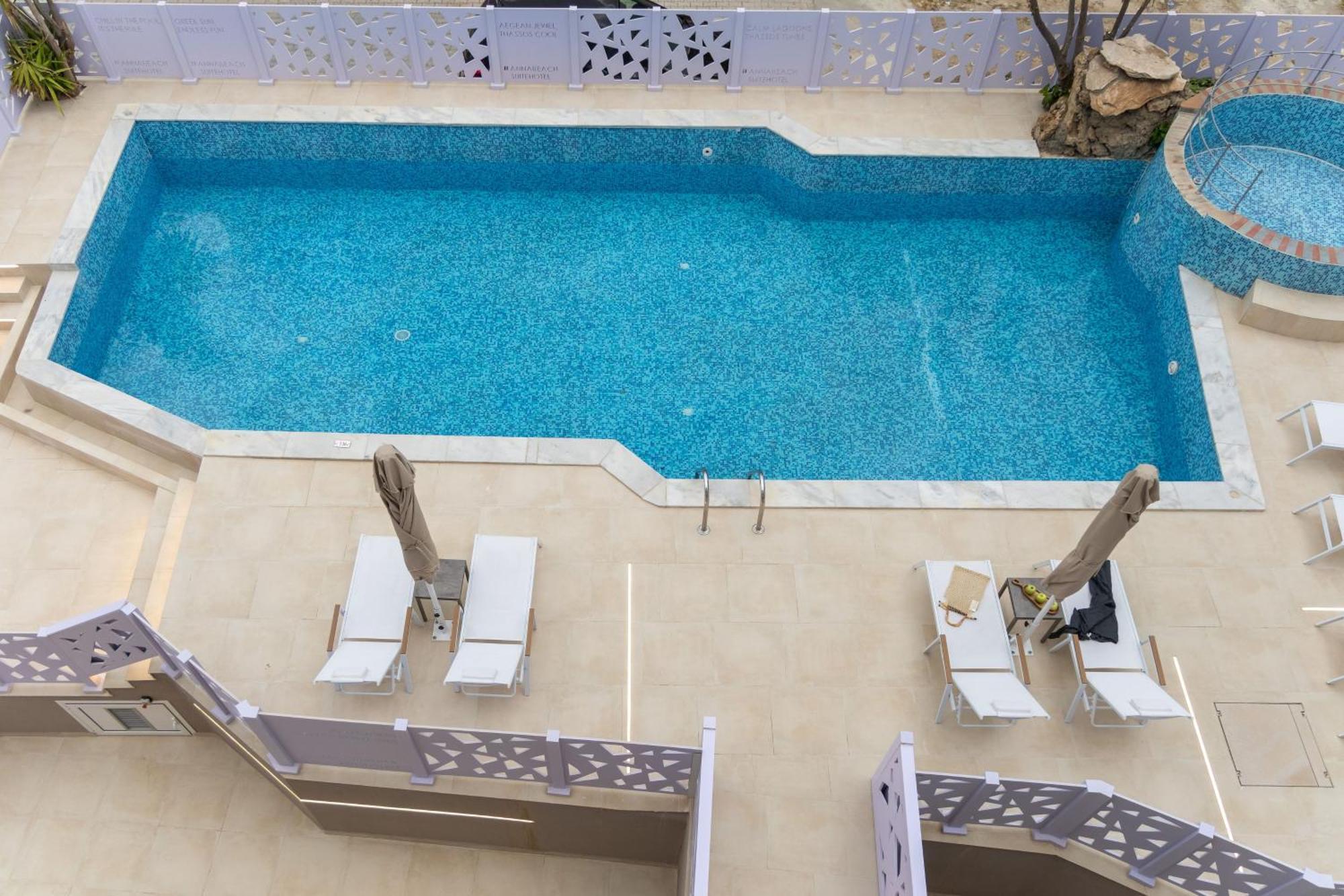 Anna Beach Suites Limenaria  Bagian luar foto